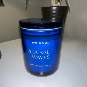 DW home Sea Salt Waves Candle NEW clean smell beach
